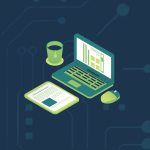 Digital Illustration graphic Nextern icon for 'Modern Practices Turbocharge Medical Device Software Engineering' for article