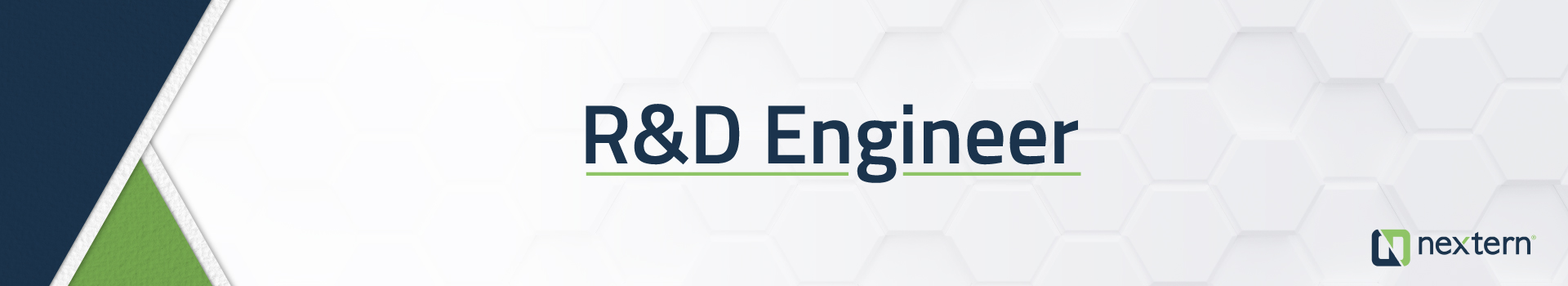 Nextern website banner features text "R&D Engineer" with Nextern logo