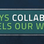 Nextern Blog Banner featuring of text: 5 Ways Collaboration Fuels Our Work and Nextern logo in the bottom right corner.