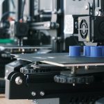 A 3D printer casts moldings